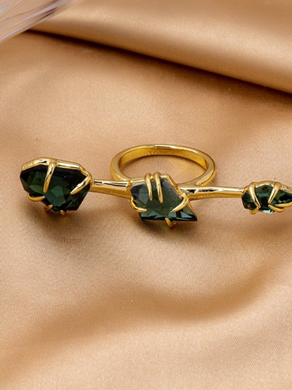Alexis Bittar Irregular Multi-Gemstone Ring